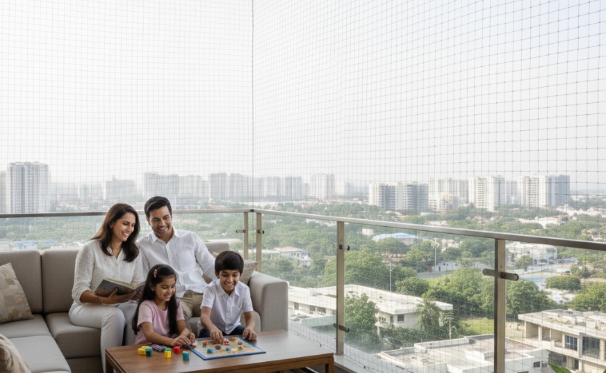 Child Safety Nets Installation