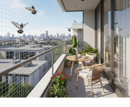 Pigeon Net Maintenance