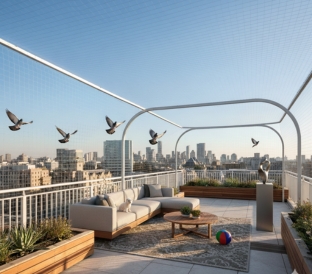 Pigeon Nets Installation