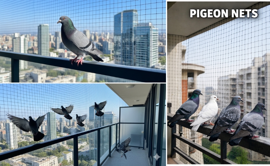 Pigeon Net Installation in Vijayawada